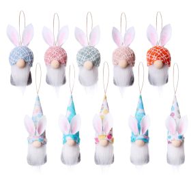 Bunny Faceless Dwarf Plush Ornament Kids Room Home Decoration Doll 10-pc Set Bunny Faceless Dwarf Plush Ornament Kids Room Home Decoration Doll 10-pc Set